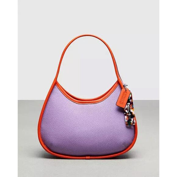 NWT Coach CK112 Ergo Bag In Coachtopia Leather Iris/Sun orange - Picture 2 of 6